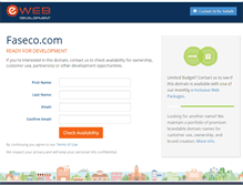Tablet Screenshot of faseco.com